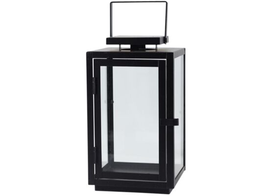 Latarenka metalowa 13,5 x 13 x 23 cm