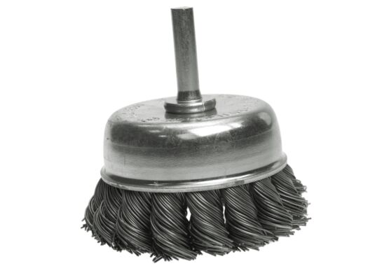 Szczotka doczołowa 75 mm drut skręcany Condor