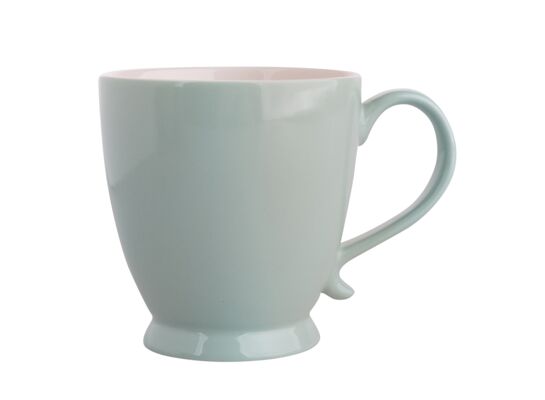 Filiżanka Jumbo na stopce Urban kolory ziemi NBC 400 ml zielona odcień I