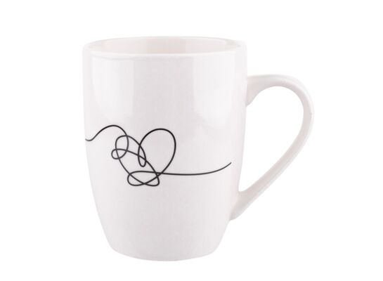 Kubek baryłka In love NBC 300 ml dek. I biały