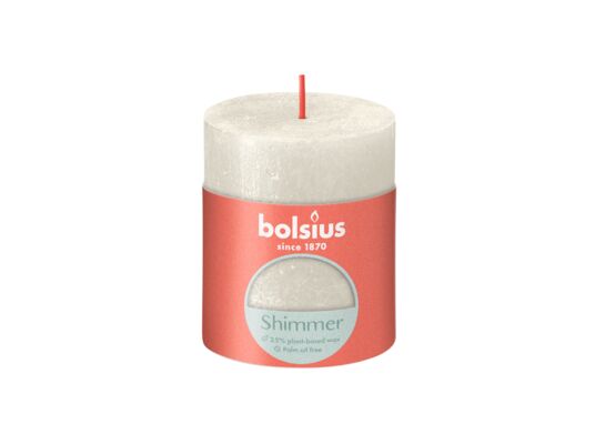 Świeca rustic 80/68 kremowa