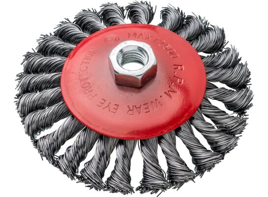 Szczotka talerzowa skręcona 125 mm M14 Condor