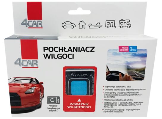Samochodowy pochłaniacz wilgoci 4Car