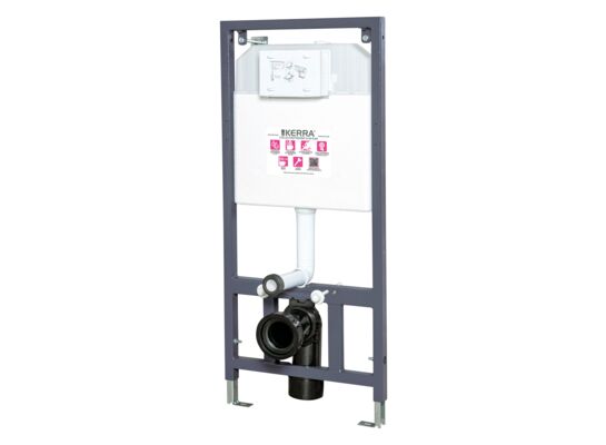 Stelaż do zabudowy lekkiej 52,5 cm (zbiornik + rama + zestaw montażowy) Kerra