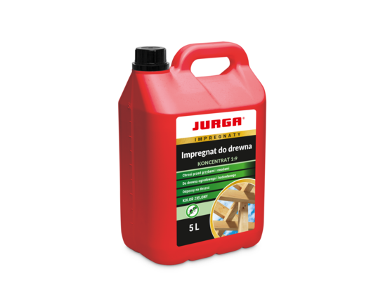 Impregnat do drewna Koncentrat 1:9 zielony 5 l JURGA