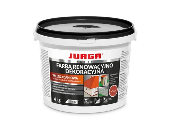 Farba renowacyjno-dekoracyjna szary 4 kg