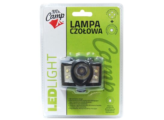 Czołówka 5 LED 12 funkcji Mr Camp