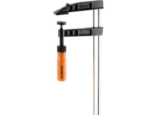 Ścisk stolarski typu F, 120 x 300 mm, drewniana rączka Jufisto