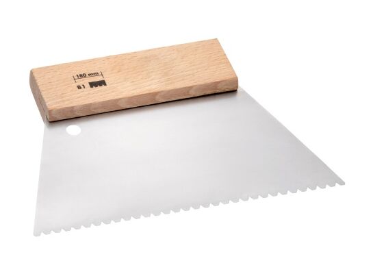 Szpachla zębata C1 180 mm stal