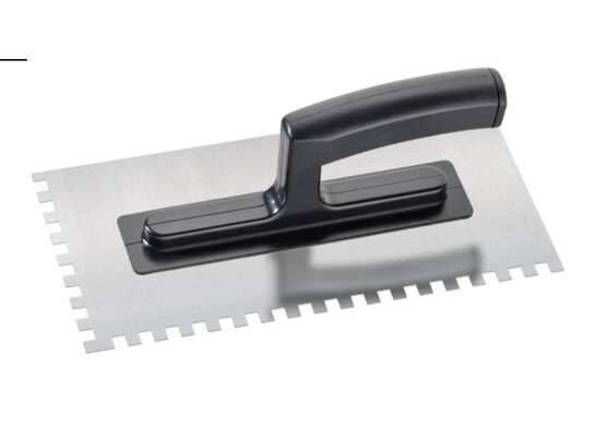 Kielnia zębata 6 x 6 nierdzewna 280 x 130 mm