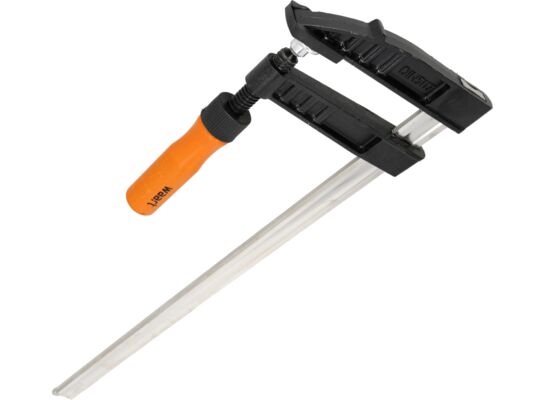 Ścisk stolarski typu F, 120 x 500 mm, drewniana rączka Jufisto