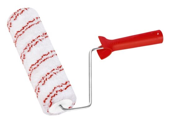 Rolka 25 cm C48 Mikrofibra czerwony pasek 1K