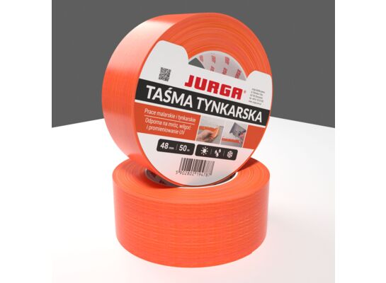 Taśma tynkarska pomarańczowa 48 mm 50 m