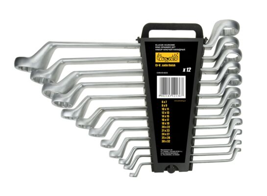 Klucz oczkowy głęboko odsadzony 6 - 32 mm zestaw 12 sztuk Condor