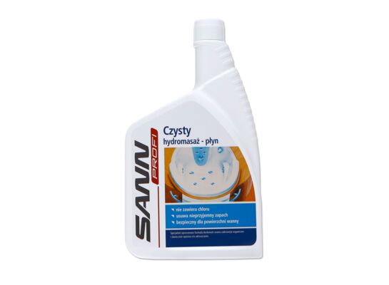 Preparat czysty hydromasaż - płyn 1 l Sann Profi