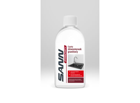Preparat czysty zlewozmywak granitowy 250 ml Sann Profi