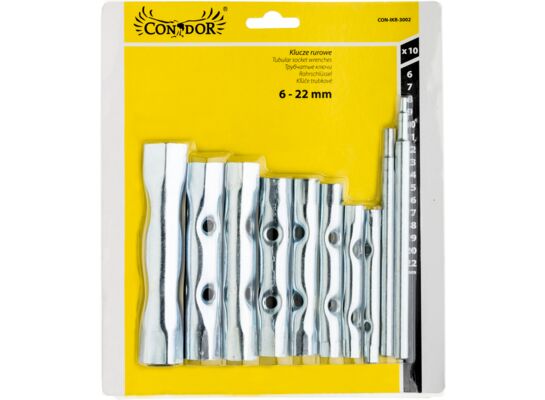 Klucz rurowy 6,0 - 22 mm zestaw 8 sztuk Condor