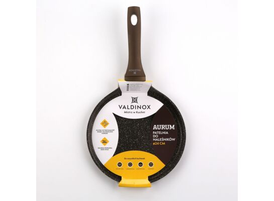 Patelnia do naleśników 24 cm Valdinox Aurum