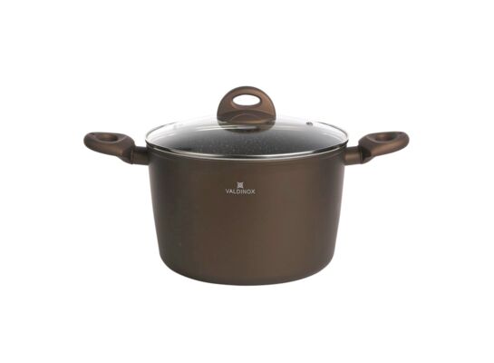 Garnek 20 cm z pokrywką 3,2l Valdinox Aurum