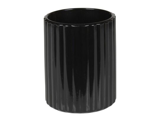Kubek STRIP śr. 7,8 x 10 cm czarny