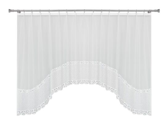 Firana żakardowa PROSTA2 300 x 150 cm biały