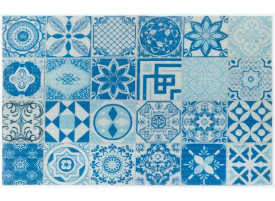 Wycieraczka Sphinx print 38 x 57 cm mozaika niebieski
