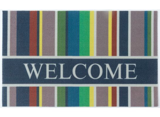 Wycieraczka Sphinx print 38 x 57 cm welcome paski multikolor