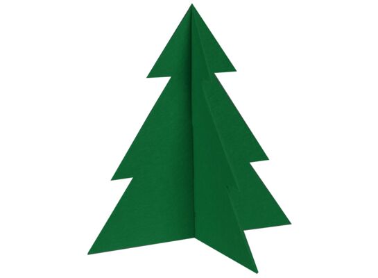 Choinka stojąca dekoracja filc PINE 29 x 30 cm zielony