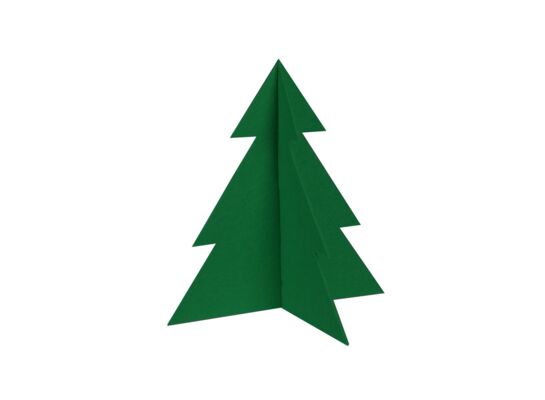 Choinka stojąca dekoracja filc PINE 22 x 23 cm zielony