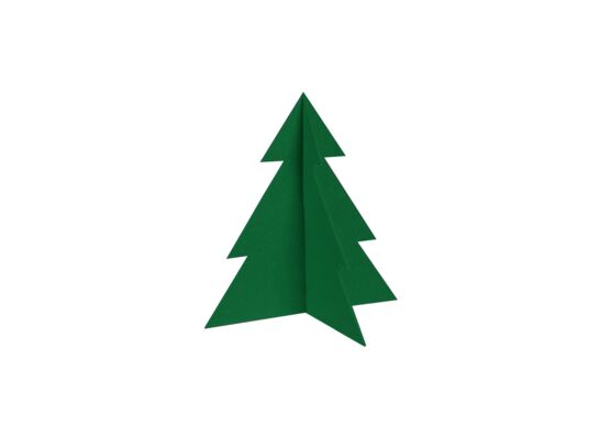 Choinka stojąca dekoracja filc PINE 14 x 15 cm zielony