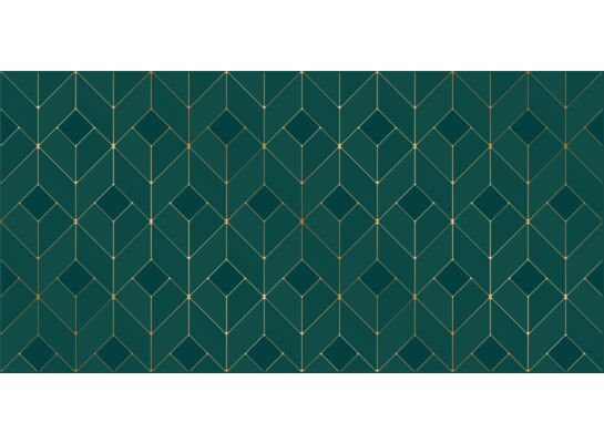 Dekor ścienny rektyfikowany Green 30 x 60 cm