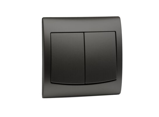 Łącznik podwójny VEGA czarny