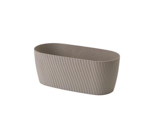 Skrzynka Mika 27 cm z podstawką platyna