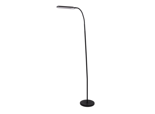 Lampa podłogowa 146 cm czarna