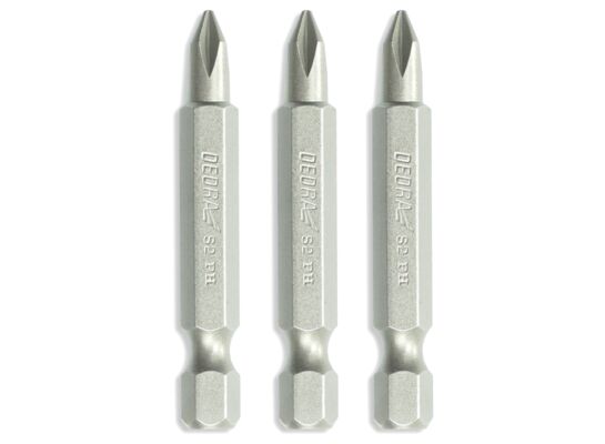 Zestaw końcówek wkrętakowych bitów Phillips PH1/2/3 50 mm blister