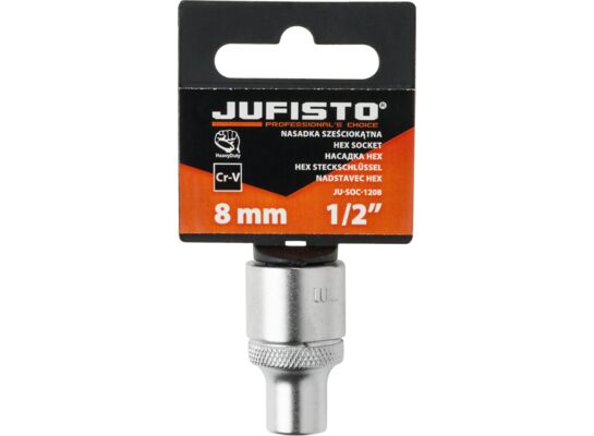 Nasadka sześciokątna 8 mm 1/2" Jufisto