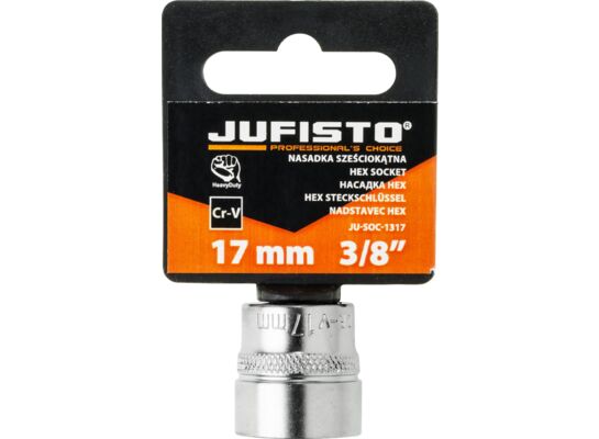 Nasadka sześciokątna 17 mm 3/8" Jufisto