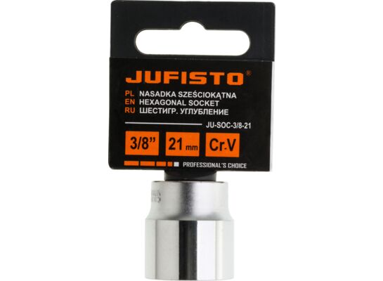 Nasadka sześciokątna 21 mm 3/8" Jufisto