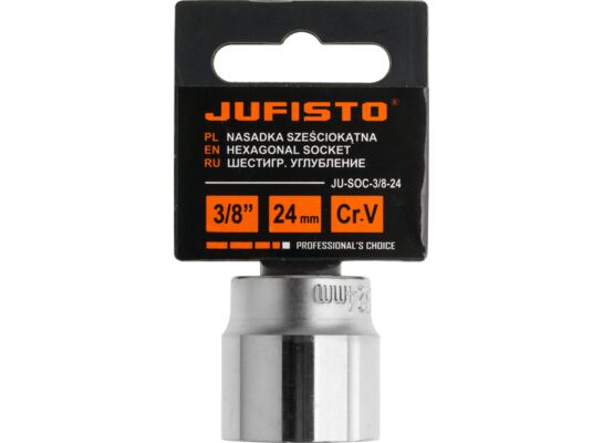 Nasadka sześciokątna 24 mm 3/8" Jufisto