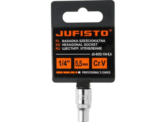 Nasadka sześciokątna 4,5 mm 1/4" Jufisto