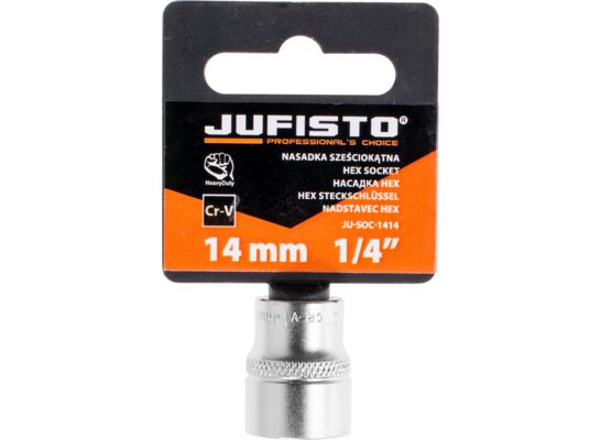 Nasadka sześciokątna 14 mm 1/4" Jufisto