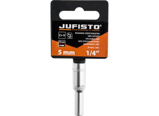 Nasadka 1/4" długa 50 mm, 5 mm Jufisto
