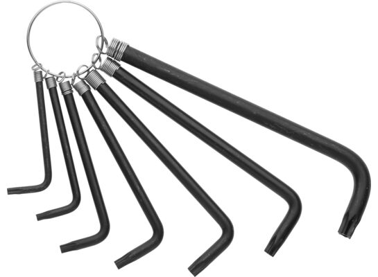 Klucz Torx na kółku T10 - T40 zestaw 7 sztuk Condor