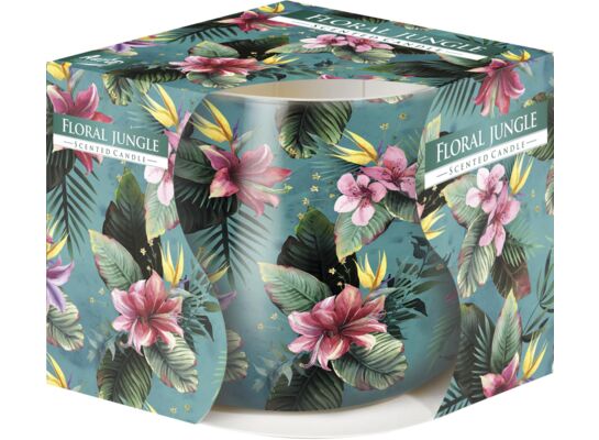 Świeca zapachowa w szkle SN71s-57 kwiat dżungli BISPOL