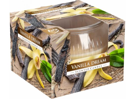 Świeca zapachowa w szkle SN69-349 waniliowe marzenie BISPOL