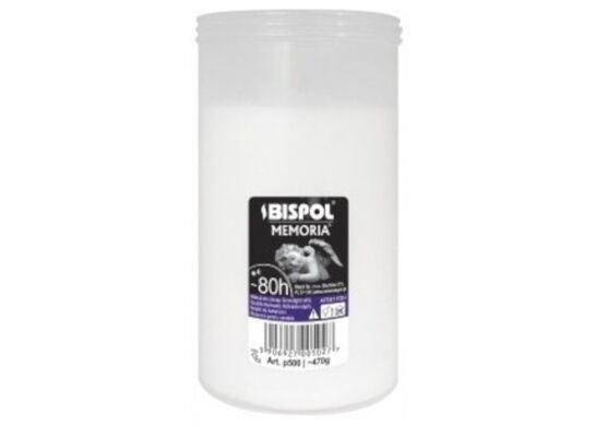 Wkład do zniczy parafinowy P500 80H/1 BISPOL