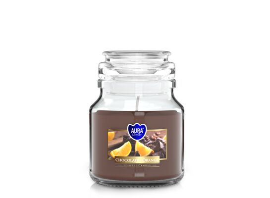 Świeca zapachowa w szkle SND71-340 czekolada-pomarańcza BISPOL