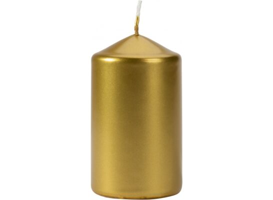 Świeca walec SW60/100-213 perłowy złoty BISPOL