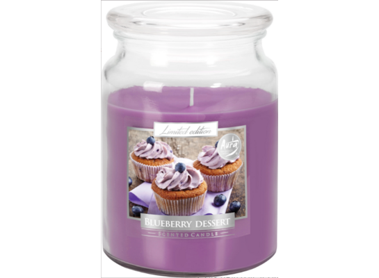 Świeca zapachowa w szkle SND99-341 deser jagodowy BISPOL