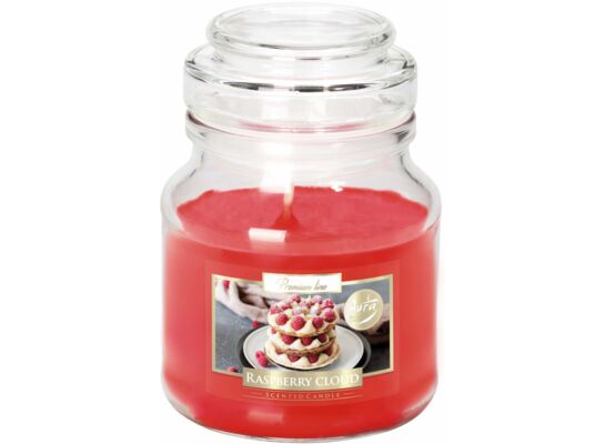 Świeca zapachowa w szkle SND71-329 malinowa chmurka BISPOL
